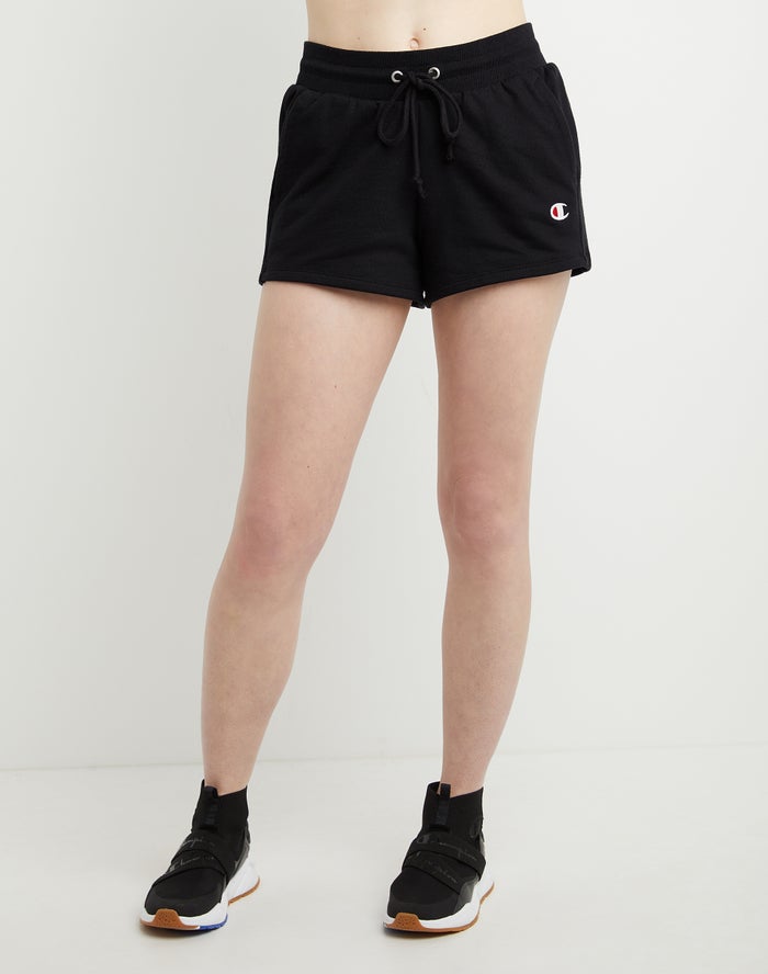 Champion Dame Shorts Sort - Reverse Weave 3 - Danmark YUB-590241